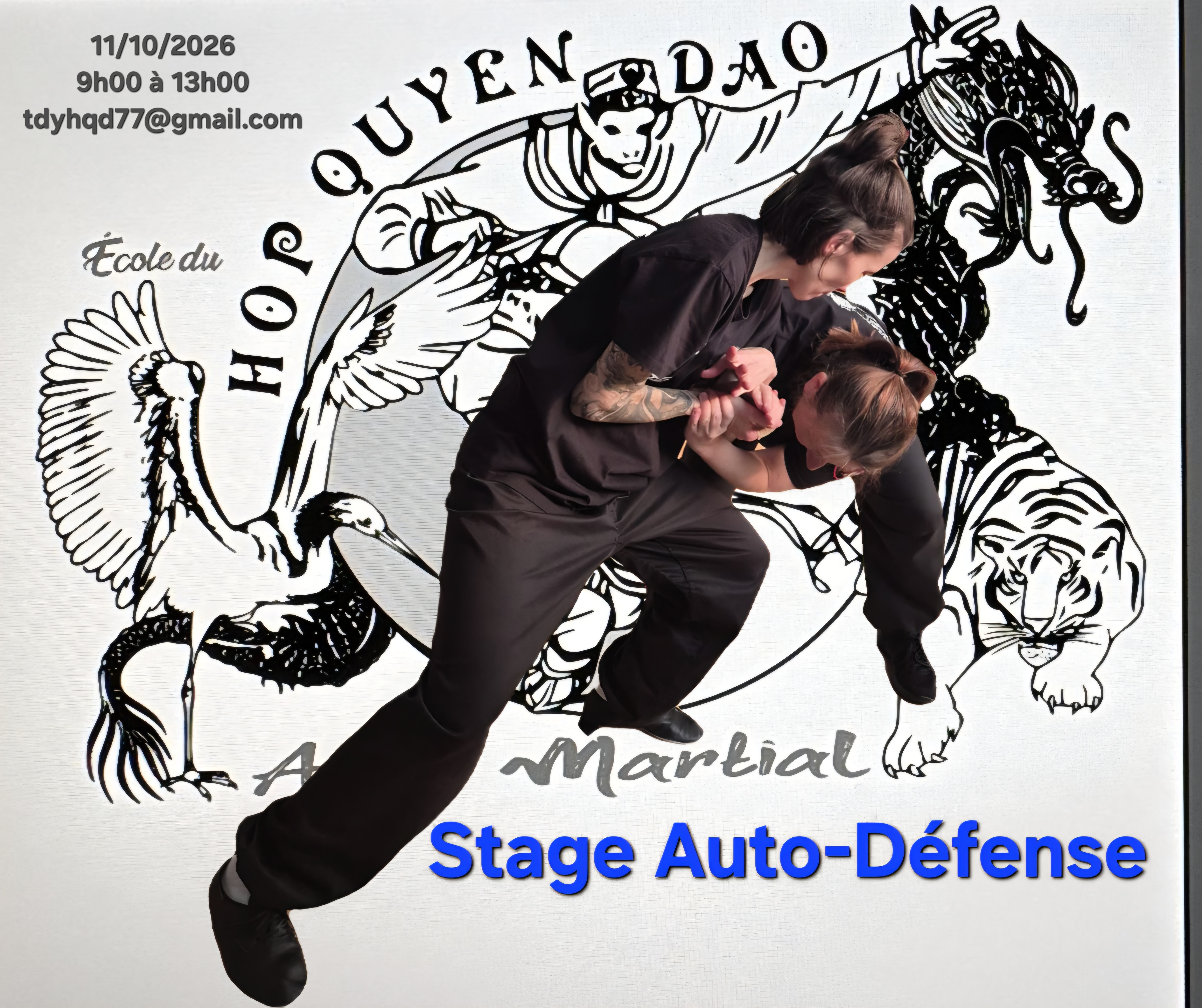 Micro-stage Auto-défense à Bussy-Saint-Georges